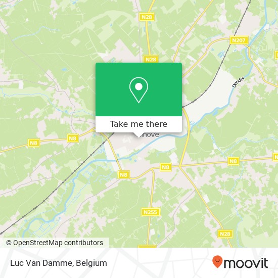 Luc Van Damme map