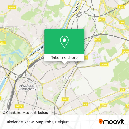 Lukelenge Kabw. Mapumba map