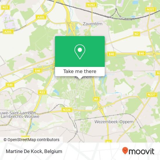 Martine De Kock map