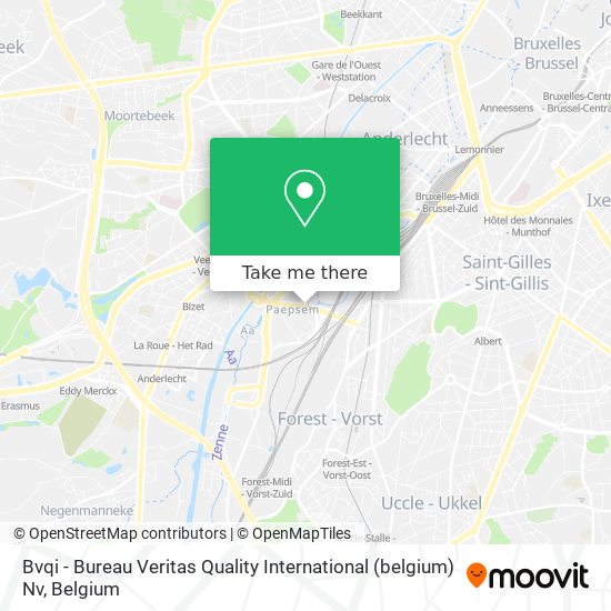 Bvqi - Bureau Veritas Quality International (belgium) Nv map