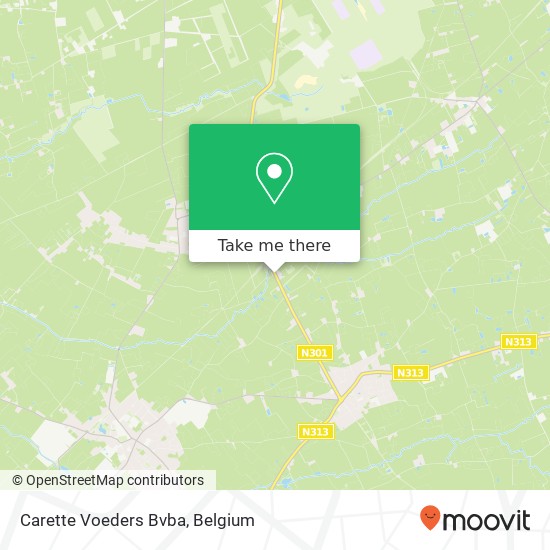 Carette Voeders Bvba map