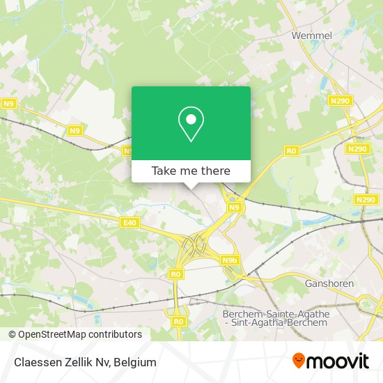 Claessen Zellik Nv map