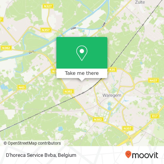 D'horeca Service Bvba map