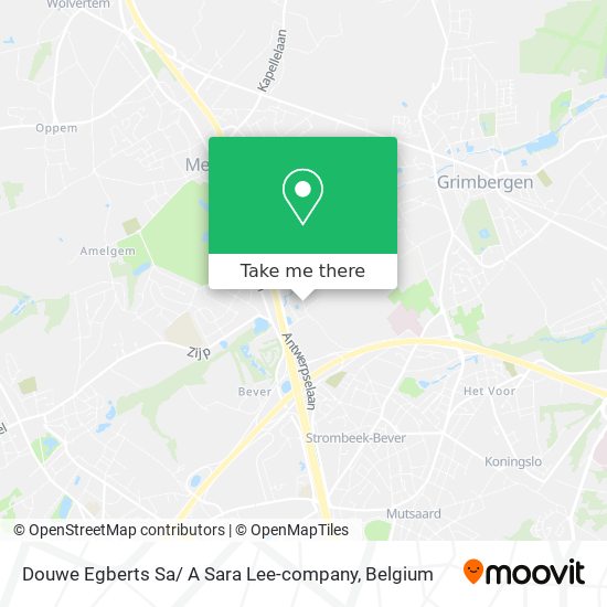 Douwe Egberts Sa/ A Sara Lee-company map