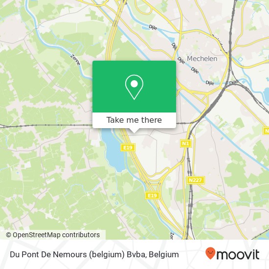 Du Pont De Nemours (belgium) Bvba map