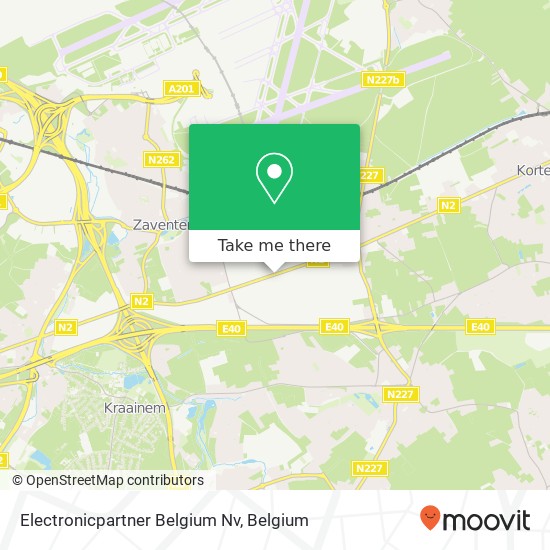 Electronicpartner Belgium Nv map