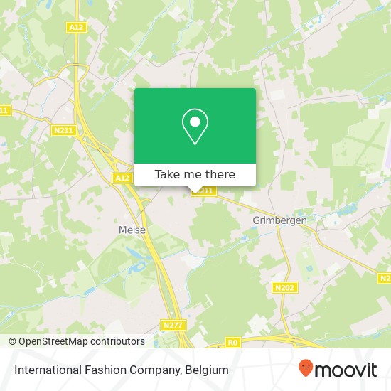 International Fashion Company map