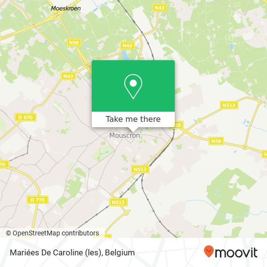 Mariées De Caroline (les) map