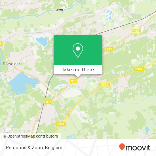 Persoons & Zoon map