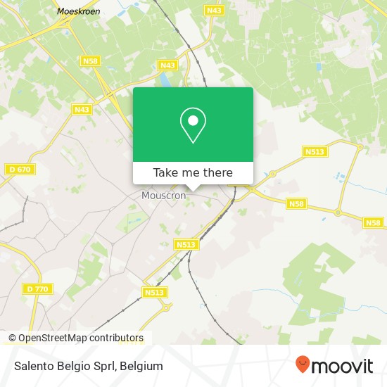 Salento Belgio Sprl map