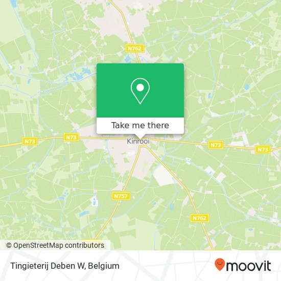 Tingieterij Deben W map