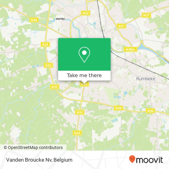 Vanden Broucke Nv map