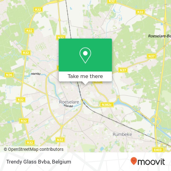 Trendy Glass Bvba map