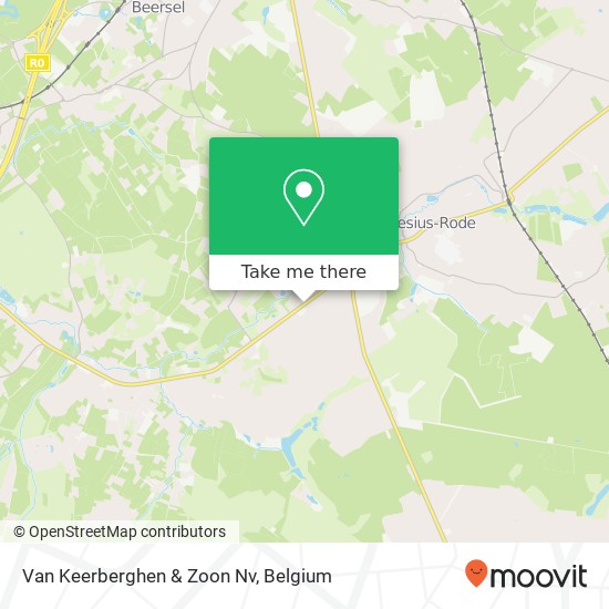 Van Keerberghen & Zoon Nv map