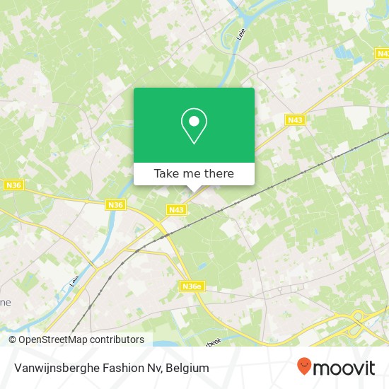 Vanwijnsberghe Fashion Nv map