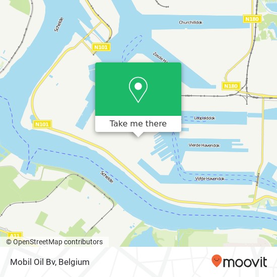 Mobil Oil Bv map