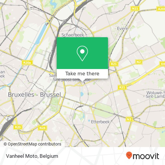 Vanheel Moto map