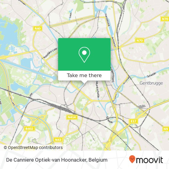 De Canniere Optiek-van Hoonacker plan