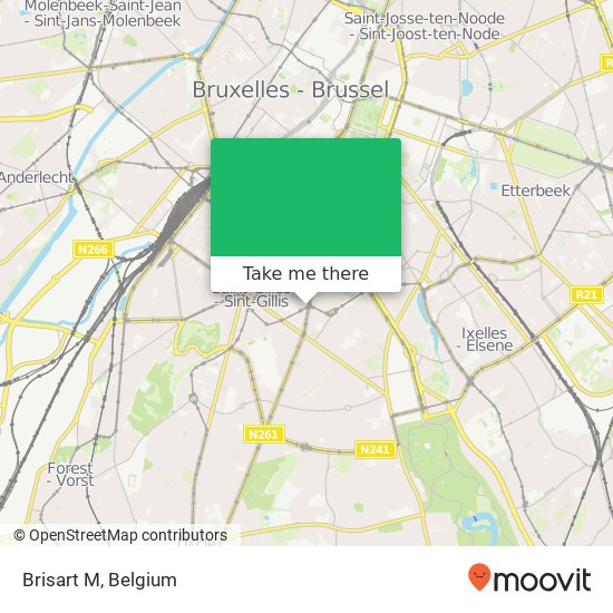 Brisart M map