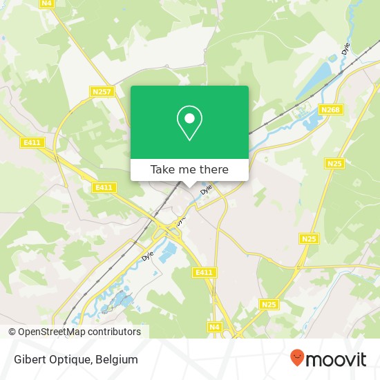 Gibert Optique map