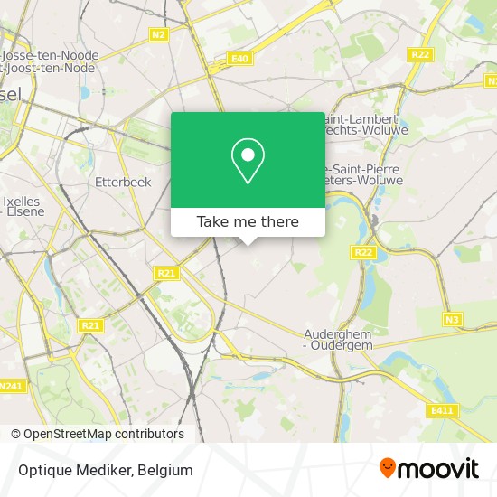 Optique Mediker map