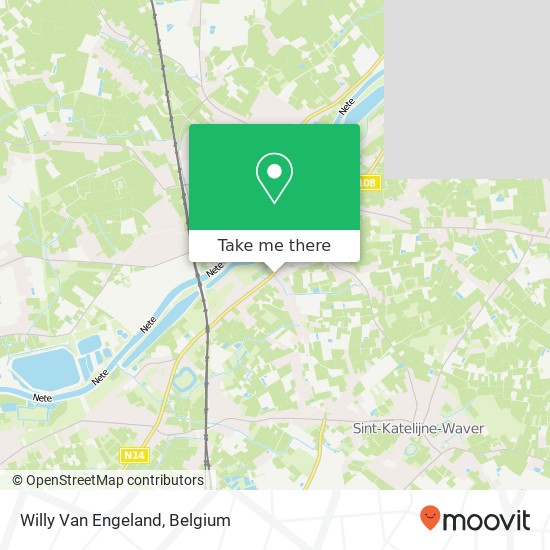 Willy Van Engeland map