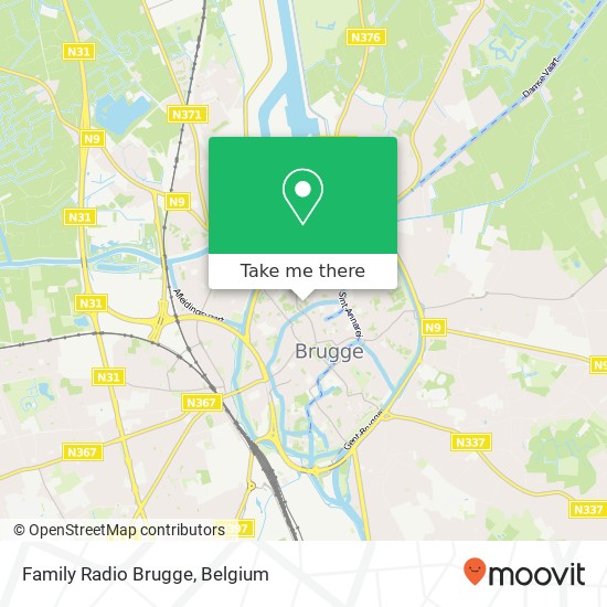 Family Radio Brugge map