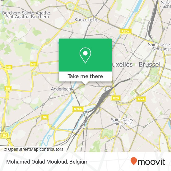 Mohamed Oulad Mouloud map