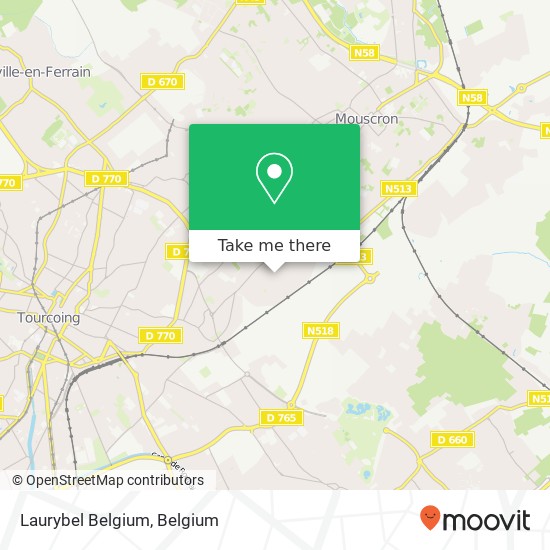 Laurybel Belgium map