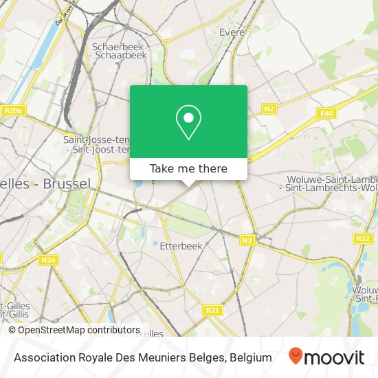 Association Royale Des Meuniers Belges plan