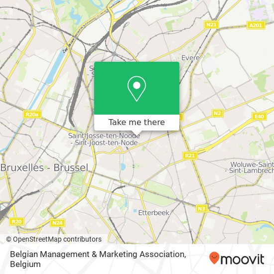 Belgian Management & Marketing Association map