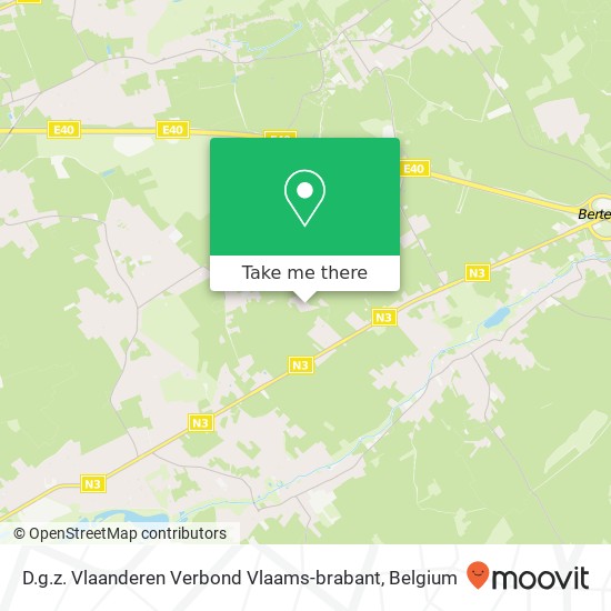 D.g.z. Vlaanderen Verbond Vlaams-brabant plan