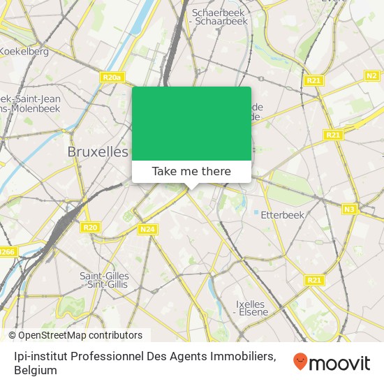 Ipi-institut Professionnel Des Agents Immobiliers map