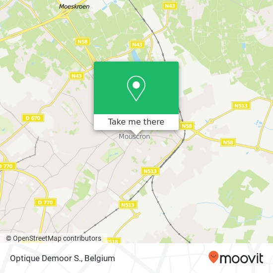 Optique Demoor S. map