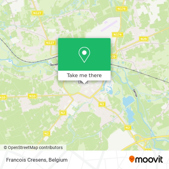 Francois Cresens map