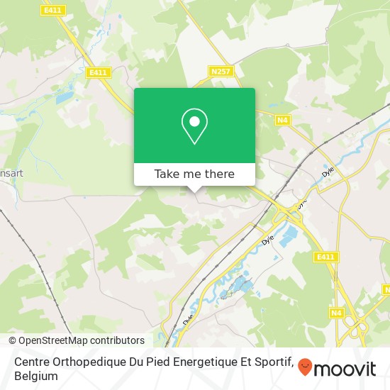 Centre Orthopedique Du Pied Energetique Et Sportif map