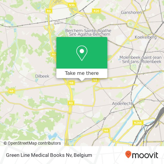 Green Line Medical Books Nv map