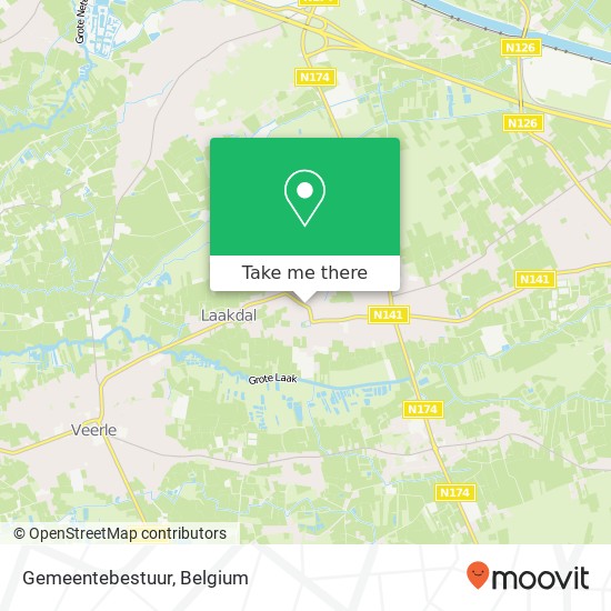 Gemeentebestuur map