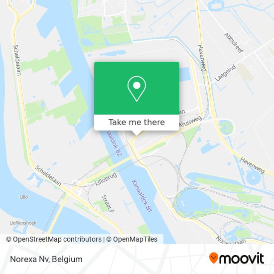 Norexa Nv map