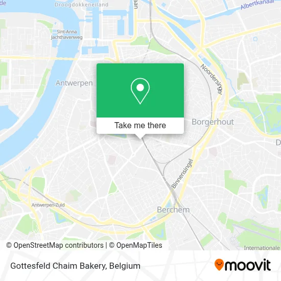 Gottesfeld Chaim Bakery map