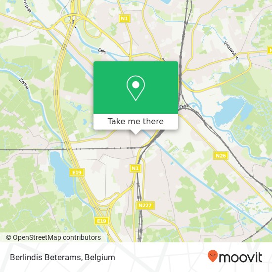 Berlindis Beterams map