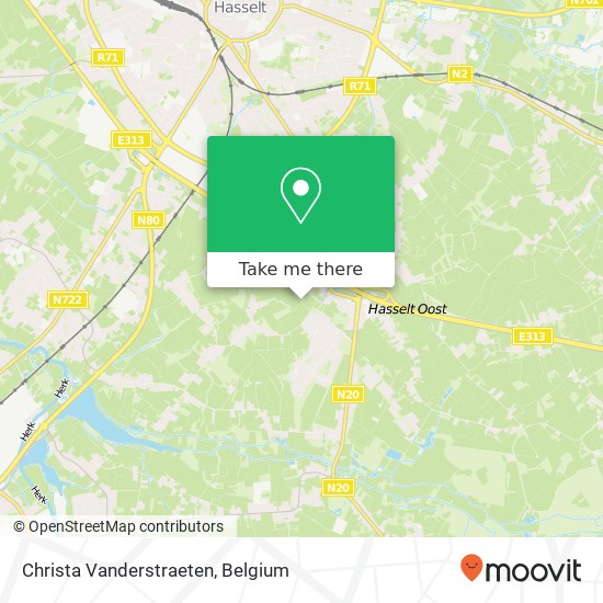 Christa Vanderstraeten map