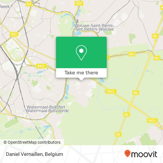 Daniel Vernaillen map