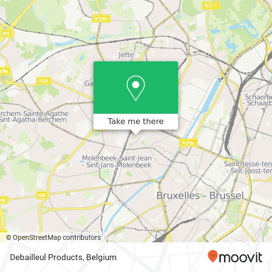 Debailleul Products map