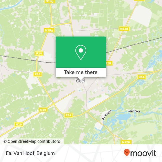 Fa. Van Hoof map