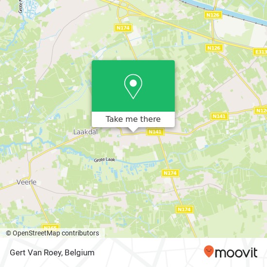 Gert Van Roey map