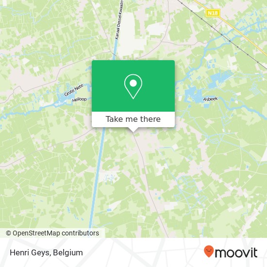 Henri Geys map