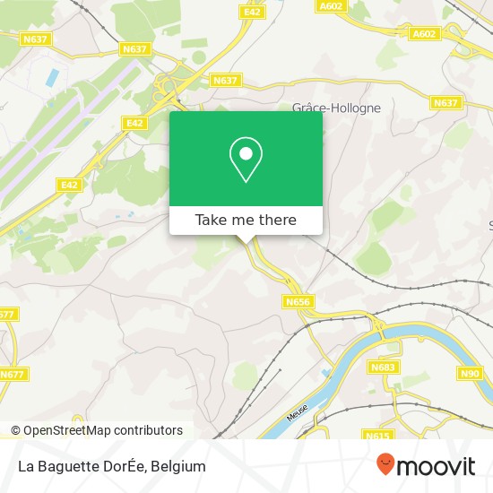 La Baguette DorÉe map