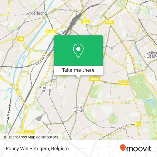 Ronny Van Petegem map