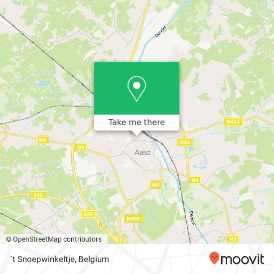 ´t Snoepwinkeltje map